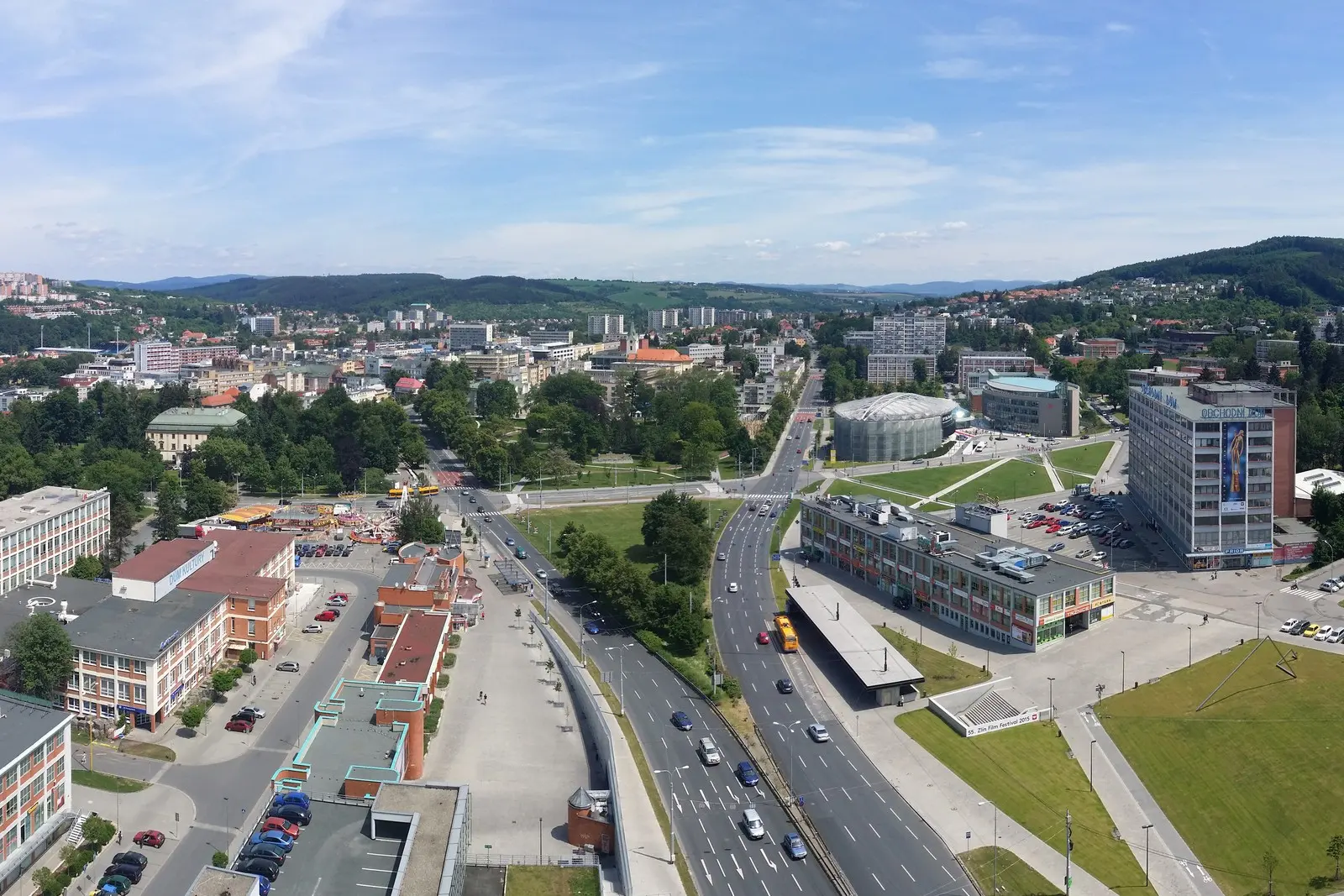 Zlín — cel transferu z lotniska Praga